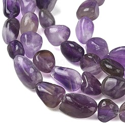 Chapelets de perles en améthyste naturelle&nbsp;G-C286-A30