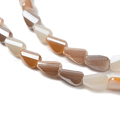 Стеклянные бусины с гальваническим покрытием  X-EGLA-P065-01A-03