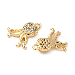 Ozean Messing Micro Pave klare Zirkonia Charms&nbsp;KK-B160-42G-02