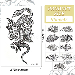 Съемные временные водонепроницаемые татуировки бумажные наклейки DIY-WH20013-74