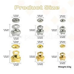 Набор разделительных бусин и наконечников из нержавеющей стали 304&nbsp;STAS-CJ0002-55