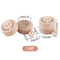 Gravierte Holzringboxen&nbsp;CON-WH0079-87