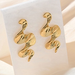 Серьги-гвоздики из нержавеющей стали 304&nbsp;EJEW-K302-02G