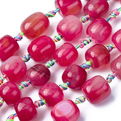 Природный агат бисер нитей&nbsp;G-P605-G01-01