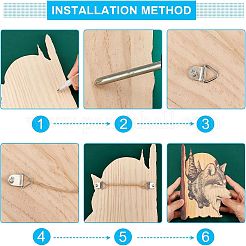3d волк резьба по животному ремесло HJEW-WH0028-47