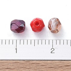 Полированные чешские стеклянные бусины LAMP-D180-16B-01