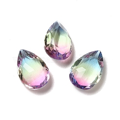 Cabochons à facettes en verre strass k9&nbsp;GGLA-B002-02A