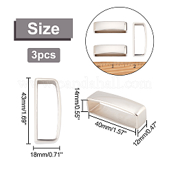 1 комплект держателей для ременных шлевок из цинкового сплава FIND-AR0002-60P