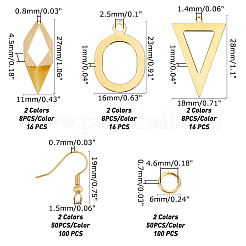 Наборы для изготовления сережек с подвесками своими руками DIY-GA0002-19