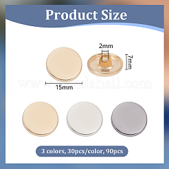 Кнопки сплава хвостовиком BUTT-OC0001-11