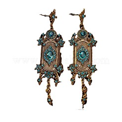 Серьги-подвески из сплава с кубическим цирконием FS-WGE4649-01