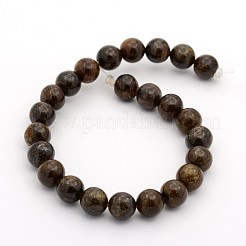 Bronzite naturale fili tallone rotondo&nbsp;G-M272-05-8mm