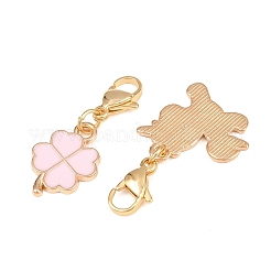 Подвесные украшения из эмали из сплава 15 шт.&nbsp;HJEW-JM02554