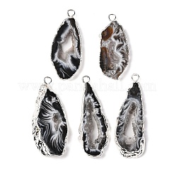 Натуральный Geode Агат подвески G-G950-02P