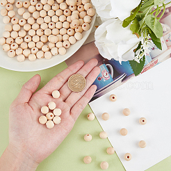 Натуральные незаконченные деревянные бусины WOOD-PH0009-08