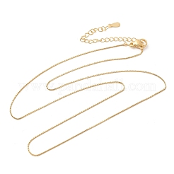 Colliers à chaîne en laiton de 0.6 mm&nbsp;NJEW-G341-01G