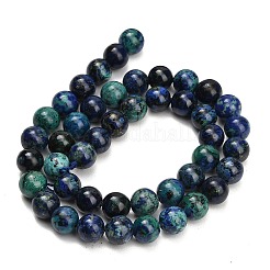 Natürliche Azurit Perlen Stränge&nbsp;G-G475-A04-8mm