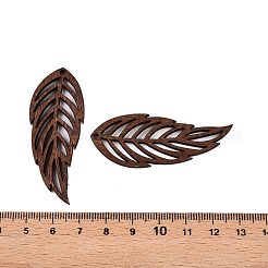 Большие подвески из натурального дерева тополь WOOD-N016-36