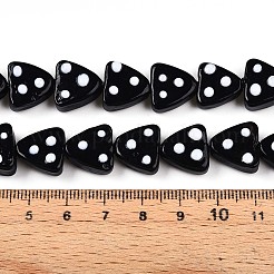 Бусы лэмпворк ручной работы LAMP-N028-01F