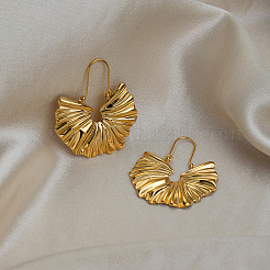 Pendientes de aro de acero inoxidable 304&nbsp;LD4971