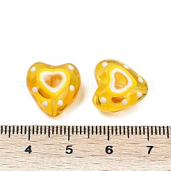 Бусы лэмпворк ручной работы LAMP-R004-06A-06