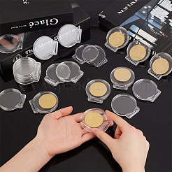 Прозрачная акриловая коробка для памятных монет ODIS-WH0030-96B