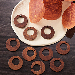 Подвески из орехового дерева 20шт&nbsp;WOOD-CJ0001-23