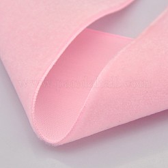 ギフトラッピングとイベントオーナメント用ポリエステルベルベットリボン  ピンク  1-1/2インチ（38mm）  約20ヤード/ロール（18.29メートル/ロール）&nbsp;SRIB-M001-38mm-123