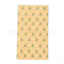 Sacs de bonbons en papier rectangle thème réveillon de noël&nbsp;CARB-G007-01C