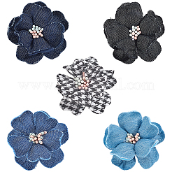 20 Stück 5 Farben Stoffblume&nbsp;DIY-CY0003-18