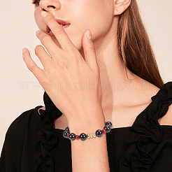 2 нити натуральных черных турмалиновых бусин G-OC0004-93