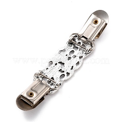 Винтажные зажимы для кардигана из сплава JEWB-B002-03AS