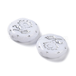 Непрозрачные акриловые бусины&nbsp;OACR-G016-27D