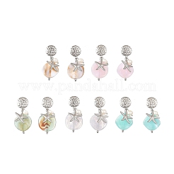 Boucles d'oreilles pendantes en acier inoxydable 304&nbsp;EJEW-JE07446-01