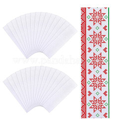 30 шт. хлопковая ткань-закладка для вышивки крестиком&nbsp;AJEW-GL0002-99A