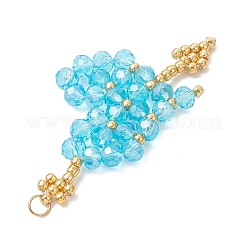 Стеклянные подвески&nbsp;PALLOY-MZ01235-02