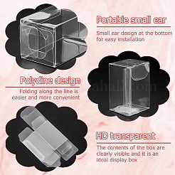 Прозрачная пластиковая ПВХ коробка подарочная упаковка CON-WH0085-85A