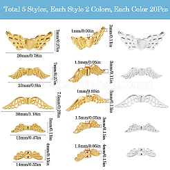 200шт 10 стиля бусины из сплава в тибетском стиле&nbsp;DIY-SP0001-40