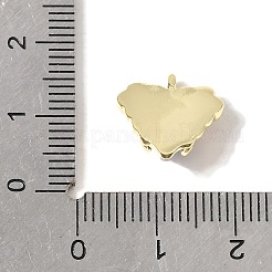 Messing Glas-Anhänger&nbsp;KK-A296-16G