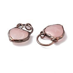 Природного розового кварца подвески G-I324-12R-01