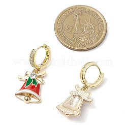 Pendientes de aro de aleación de esmalte&nbsp;EJEW-JE06159-01