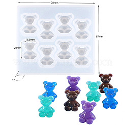2шт медведь силиконовые Молды&nbsp;DIY-CJ0002-02