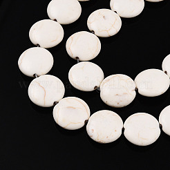 Синтетические бусины из магнезита TURQ-D063-7