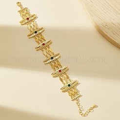 Браслеты-цепочки из винтажного сплава с микропаве из кубических цирконий для женщин&nbsp;SQ3923