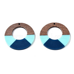 Colgantes de resina y madera de nogal&nbsp;RESI-S389-068A-A03