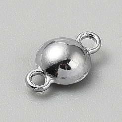 Breloques connecteur rond plat en verre à facettes&nbsp;FIND-WH20042-56F