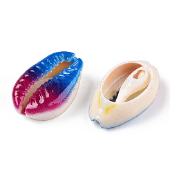 Perle di conchiglia stampate di ciprea&nbsp;SSHEL-ZX006-06A