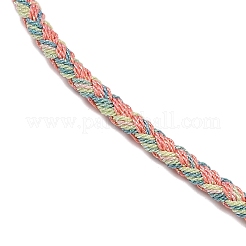 Изготовление ожерелий из круглого нейлонового хлопкового шнура диаметром 3.5 мм&nbsp;NJEW-C106-03RG-08