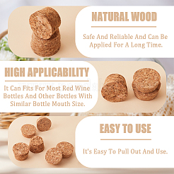 27 шт. 3 пробковые пробки для бутылок AJEW-GF0007-63