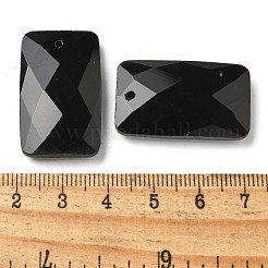 Anhänger aus natürlichem schwarzem Onyx (gefärbt und erhitzt)&nbsp;G-Z071-04D